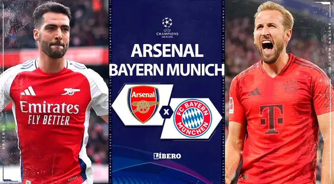 ¿A qué hora juega Arsenal vs Bayern Múnich, qué canal transmite y dónde ver la Champions League?
