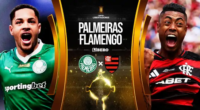 Palmeiras vs Flamengo EN VIVO, final de Copa Libertadores 2025: pronóstico, a qué hora juega y canales