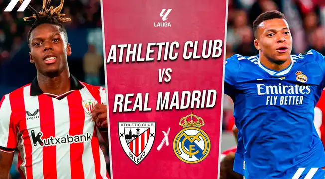 Real Madrid vs Athletic Club EN VIVO por ESPN: pronóstico, a qué hora juegan HOY y canal