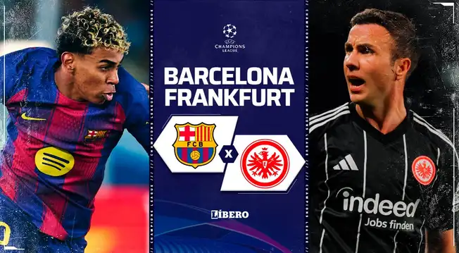 Barcelona vs Frankfurt EN VIVO por Champions League: pronóstico, a qué hora juega y dónde ver gratis Barcelona vs Frankfurt EN VIVO por Champions League: pronóstico, a qué hora juega y dónde ver gratis