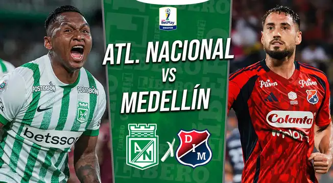 Atlético Nacional vs Medellín EN VIVO por Win Sports: horario y dónde ver final de la Copa Colombia