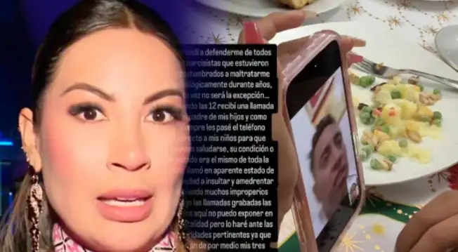 Pamela López denuncia que Cueva habría llamado a sus hijos por Navidad en aparente estado de ebriedad - VIDEO