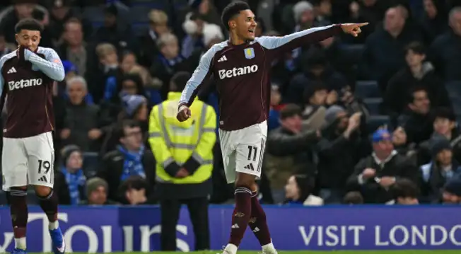 Aston Villa remontó al Chelsea con doblete de Watkins y se quedó con el triunfo 2-1