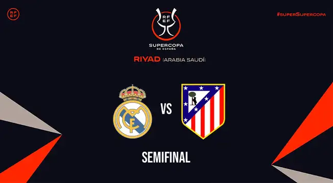 ¿Dónde ver Real Madrid vs Atlético Madrid EN VIVO Supercopa de España?