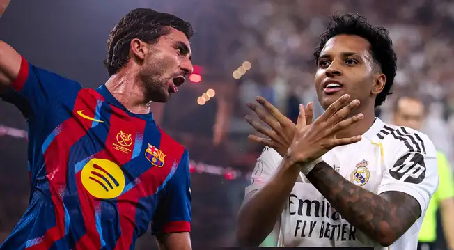 Barcelona vs Real Madrid: alineaciones del partido por la final de la Supercopa de España