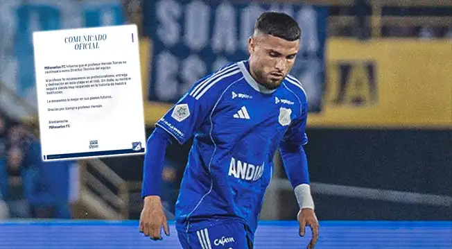 ¿Golpe a Rodrigo Ureña? Integrante de Millonarios fue despedido de manera oficial: "Gracias"