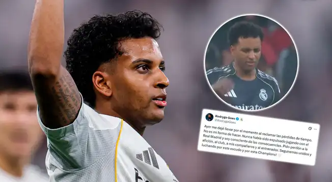 Rodrygo impacta con fuerte mensaje a Real Madrid tras ser expulsado en Champions: "No es mi..." Rodrygo impacta con fuerte mensaje a Real Madrid tras ser expulsado en Champions: "No es mi..."