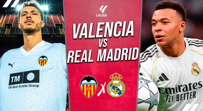 Real Madrid vs. Valencia EN VIVO y EN DIRECTO vía DIRECTV Sports por LaLiga
