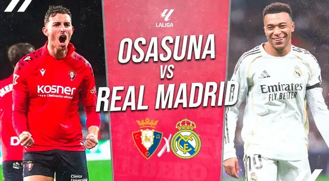 Real Madrid vs Osasuna hoy EN VIVO: pronóstico, hora, canal y dónde ver transmisión Real Madrid vs Osasuna hoy EN VIVO: pronóstico, hora, canal y dónde ver transmisión