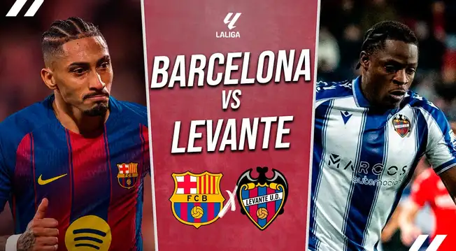 Barcelona vs. Levante EN VIVO por ESPN: pronóstico, a qué hora juega y dónde ver LaLiga