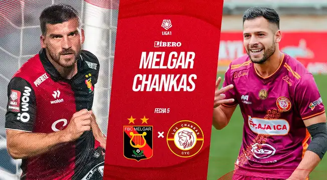 Melgar vs Los Chankas EN VIVO: a qué hora juega, alineaciones y dónde ver partido por Liga 1