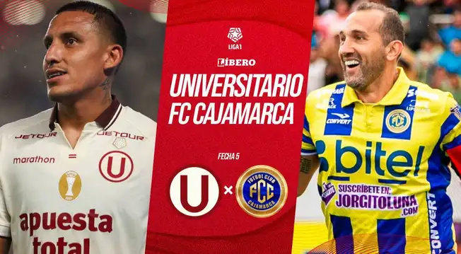 Universitario vs. FC Cajamarca EN VIVO HOY: pronóstico, hora y canal de transmisión