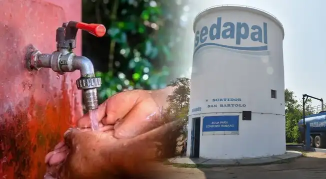 Corte de agua este martes 10 de marzo: los 3 distritos afectados hasta por 12 horas, según Sedapal