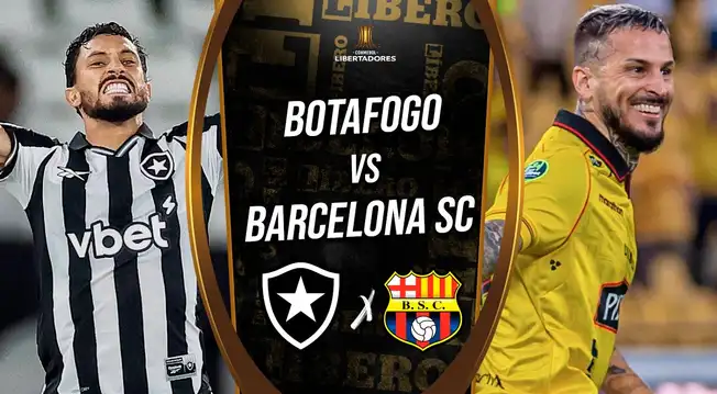 Botafogo vs Barcelona SC por Copa Libertadores 2026: ¿A qué hora juegan y en qué canal ver?