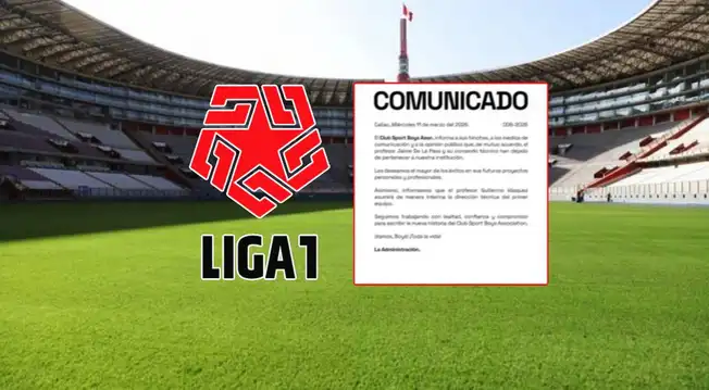 Club de la Liga 1 anunció la salida de su director técnico tras perder 3-1: "Mutuo acuerdo"