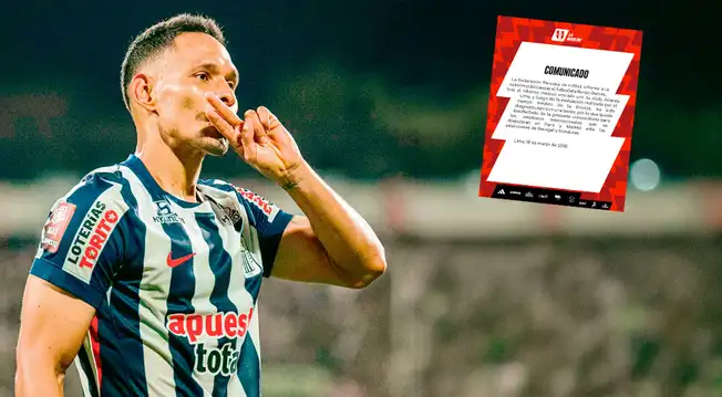 Renzo Garcés no jugará ante Senegal y Honduras tras ser desconvocado de la selección peruana