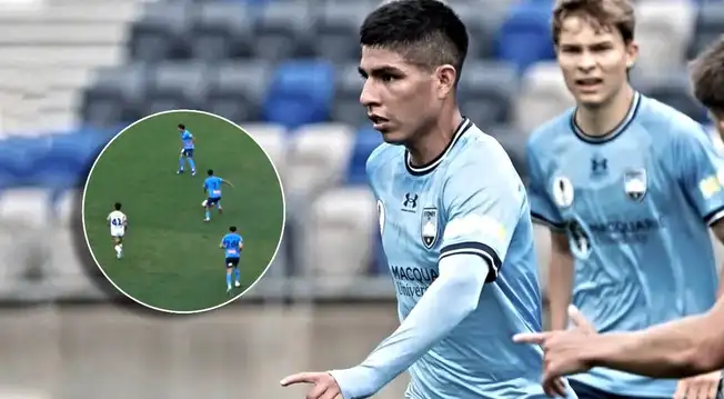 Piero Quispe se luce con impecable asistencia para el Sydney FC en la liga australiana