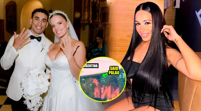 Modelo argentina que estuvo en yate con Said y Mario rompe su silencio: "Ningún matrimonio"