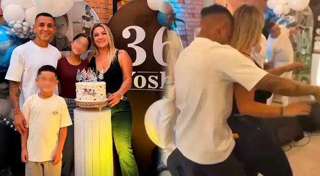 Así fue la celebración de Yoshimar Yotún por su cumpleaños 36: jugador de Cristal mostró su 'chocolate'