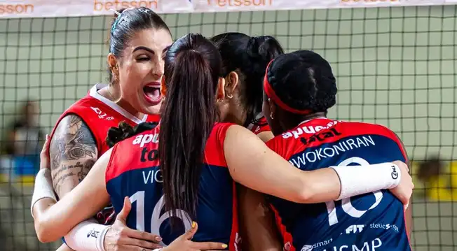 San Martín aplastó a Alianza Lima: ganó 3-0 por la final de ida de la Liga Peruana de Vóley