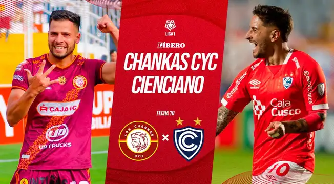 Chankas vs. Cienciano EN VIVO por Liga 1: a qué hora juegan, alineaciones, dónde ver y pronóstico