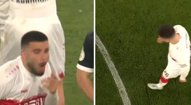 Jugador de famoso club alemán vomitó en pleno partido y su compañero pasó de la risa al asco