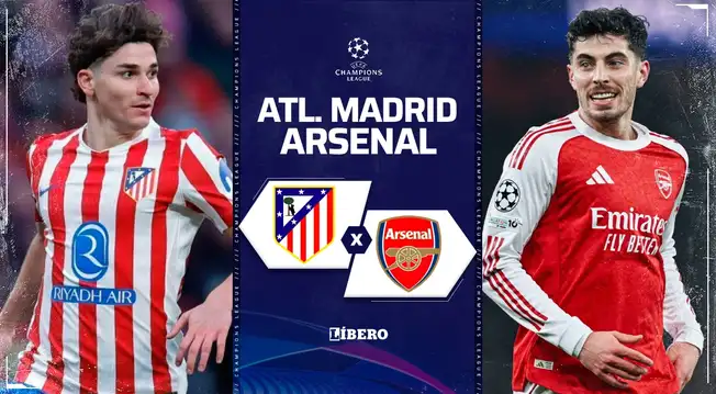 Atlético Madrid vs Arsenal EN VIVO por Champions League: a qué hora juega, dónde ver y pronóstico