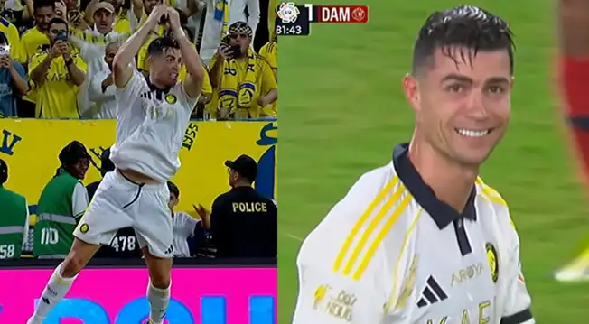 ¡Ya lleva 973 goles! Cristiano Ronaldo anotó doblete y celebra el título de la Saudi Pro League
