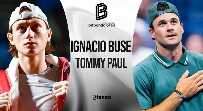 Ignacio Buse vs Tommy Paul EN VIVO por ESPN 2, final ATP 500 de Hamburgo