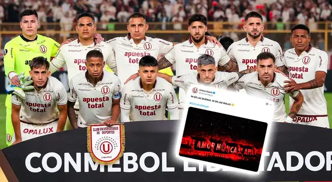 Universitario sorprende con fuerte mensaje a sus hinchas tras eliminación internacional: "Nunca..."