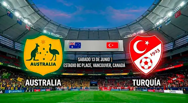¿Dónde ver el partido de Australia vs. Turquía EN VIVO HOY?