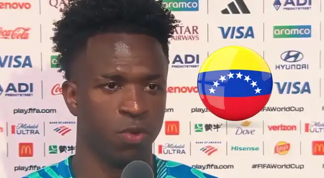 Vinicius Jr. tuvo polémico desplante con periodista venezolano: “Voy a hablar solo en..."