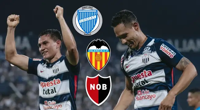 Ex Godoy Cruz, Newell's y Valencia entrenarán con Alianza Lima de cara al Clausura 2026 Ex Godoy Cruz, Newell's y Valencia entrenarán con Alianza Lima de cara al Clausura 2026