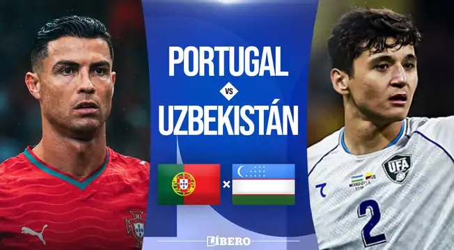 Portugal vs Uzbekistán EN VIVO con Cristiano Ronaldo: horario, dónde ver y pronóstico del Mundial 2026 Portugal vs Uzbekistán EN VIVO con Cristiano Ronaldo: horario, dónde ver y pronóstico del Mundial 2026