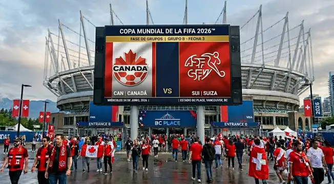 Canadá vs. Suiza por el Mundial 2026: ¿a qué hora juegan y dónde ver el partido?