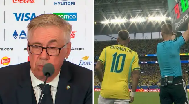 Carlo Ancelotti se sinceró y reveló su postura tras debut de Neymar en el Mundial 2026: “Hay que…”