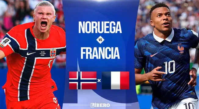 Francia vs Noruega EN VIVO por Mundial 2026: horario, canal de transmisión y pronóstico