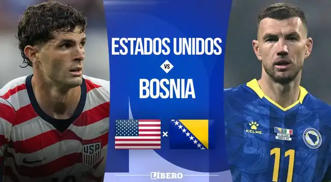 Estados Unidos vs Bosnia EN VIVO HOY: a qué hora, dónde ver y alineaciones por el Mundial 2026 Estados Unidos vs Bosnia EN VIVO HOY: a qué hora, dónde ver y alineaciones por el Mundial 2026