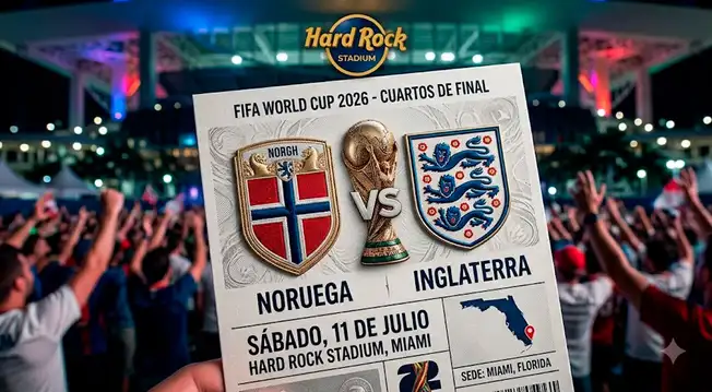 Noruega vs. Inglaterra por el Mundial 2026: ¿a qué hora juegan y dónde ver el partido?