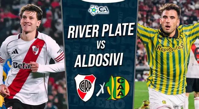 River Plate vs. Aldosivi EN VIVO HOY por Copa Argentina: a qué hora juega, canal de TV y formaciones