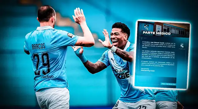 Sporting Cristal anuncia lesión de su nuevo refuerzo y se pierde partido ante Bragantino: "Dolor" Sporting Cristal anuncia lesión de su nuevo refuerzo y se pierde partido ante Bragantino: "Dolor"
