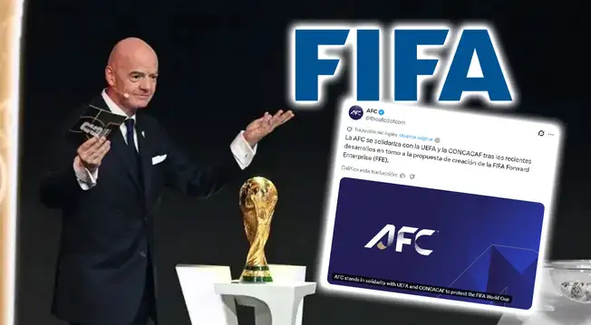 ¿Y Conmebol? Confederación Asiática tomó postura en contra del proyecto de Infantino con la FIFA