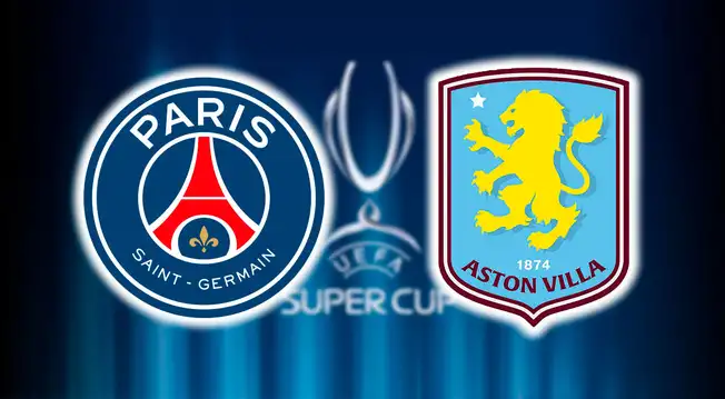 Canal confirmado para ver partido de PSG vs Aston Villa por la Supercopa de Europa