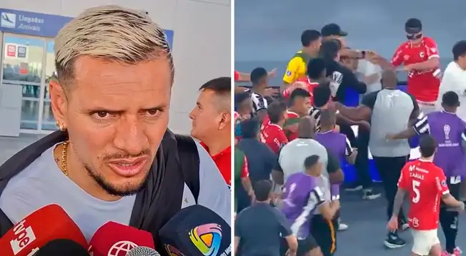 Carlos Garcés habló de la pelea con Botafogo y dejó firmes palabras: "Gorilas inmensos"