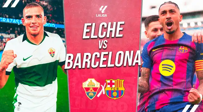 Barcelona vs Elche EN VIVO por LaLiga: pronóstico, horarios y dónde ver partido Barcelona vs Elche EN VIVO por LaLiga: pronóstico, horarios y dónde ver partido
