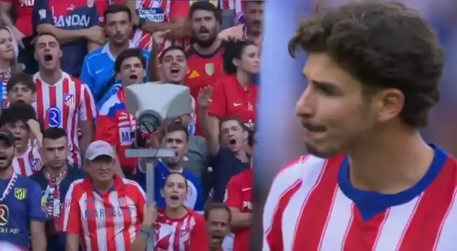 Julián Álvarez recibió fuertes comentarios de los hinchas del Atlético Madrid: "Dile que se vaya"