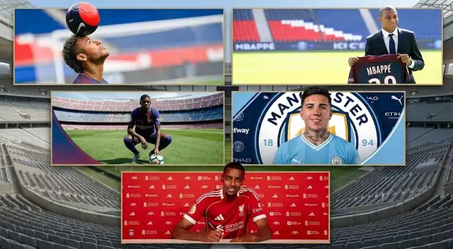 Con Enzo Fernández: conoce los 5 fichajes más caros en la historia del fútbol mundial