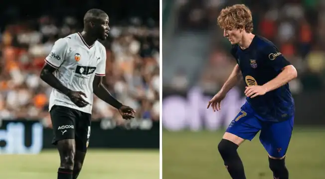 Alineaciones Barcelona vs. Valencia por LaLiga: el imponente once de Hansi Flick para pelear el liderato
