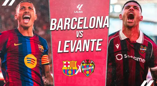 Barcelona vs. Levante EN VIVO por LaLiga: pronóstico, hora y canal de transmisión