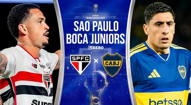 Boca Juniors vs Sao Paulo EN VIVO: hora, canal y alineaciones por la Copa Sudamericana 2026